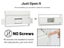 Fraser Country Metal Faster Setup Foldable Double Door TV Cabinet - White Carousel 4