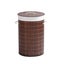 Sherwood Round Folding Bamboo Laundry Basket Hamper & Lid D38xH60cm Carousel 1