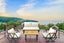 Compton Indoor- Covered Outdoor Sofa Set with Coffee Table, Cream Carousel 2