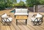Compton Indoor- Covered Outdoor Sofa Set with Coffee Table, Cream Carousel 5