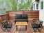 Compton Dark Grey Indoor- Covered Outdoor Sofa Set with Coffee Table Carousel 2
