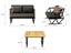 Compton Dark Grey Indoor- Covered Outdoor Sofa Set with Coffee Table Carousel 3