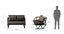 Compton Dark Grey Indoor- Covered Outdoor Sofa Set with Coffee Table Carousel 4