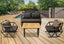 Compton Dark Grey Indoor- Covered Outdoor Sofa Set with Coffee Table Carousel 5