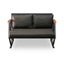 Compton Dark Grey Indoor- Covered Outdoor Sofa Set with Coffee Table Carousel 6