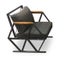 Compton Dark Grey Indoor- Covered Outdoor Sofa Set with Coffee Table Carousel 7