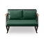 Compton Indoor- Covered Outdoor Sofa Set with Coffee Table, Green Carousel 7