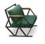 Compton Indoor- Covered Outdoor Sofa Set with Coffee Table, Green Carousel 8