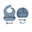 All 4 Ella Silicon Plate & Bib Set Carousel 3