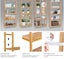 5 Tiers Bamboo Storage Rack Carousel 6