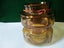 Amber Glass Container/Vase Carousel 16