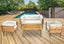 IDIYA DOVER INDOOR/ COVERED OUTDOOR SOFA SET WITH ONE COFFEE TABLE,CREAM Carousel 7