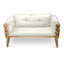 IDIYA DOVER INDOOR/ COVERED OUTDOOR SOFA SET WITH ONE COFFEE TABLE,CREAM Carousel 9