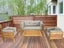 Dover Indoor- Covered Outdoor Sofa Set with One Coffee Table, Light Grey Carousel 2
