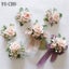 Ivory Wrist Corsage Bridesmaid Sisters Handmade Flower Artificial Carousel 3