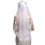 Bride with Singer layer pearl ribbon bow tie headdress rolled edge Carousel 2