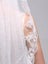 Bride with Singer layer pearl ribbon bow tie headdress rolled edge Carousel 5
