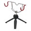 Portable Ice Fishing Rod Holder Easily Installation Double-Head Fish Carousel 5