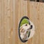 Acrylic Dome Dog Window for Fence to View Outside Carousel 8