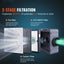 Air Scrubber with 3-Stage Filtration Stackable Negative Air Machine 550CFM Carousel 2