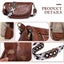 Leather Vintage Crossbody Bags for Women Sling Bag Fanny Purse (Dark Brown) Carousel 4