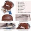 Leather Vintage Crossbody Bags for Women Sling Bag Fanny Purse (Dark Brown) Carousel 5