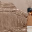 Ardor Vivienne Champagne Crushed Velvet Quilt Cover Set Carousel 3