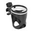 cup holder Stroller Cup Holder Universal Black ABS Plastic Freely Adjustable Carousel 5