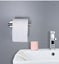 Stainless Steel Under Cabinet Towel Paper & Wrap Holder, Self-Adhesive Carousel 4