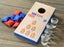 Cornhole Toss Party Drinking Game with 4 Cups Sandbag Throw Game Wooden Carousel 1