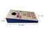 Cornhole Toss Party Drinking Game with 4 Cups Sandbag Throw Game Wooden Carousel 4