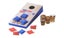Cornhole Toss Party Drinking Game with 4 Cups Sandbag Throw Game Wooden Carousel 8