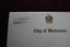 CITY OF WAITEMATA "OFFICE OF THE MAYOR" LETTERHEAD -NUCLEAR WEAPONS FREE ZONE Carousel 3