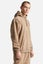 Brixton Mens Arctic Fleece Hood in Oatmeal Carousel 2
