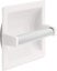 Set Of 2 Plastic Toilet Roll Holders For Bathroom White Carousel 3