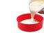 6 Inch Round Silicone Cake Pan Non-stick Baking Tray DIY Bakeware Mould Red Carousel 3