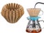 50 Sheets Disposable Basket Coffee Filters Paper for Drip Coffee Maker - Brown Carousel 1