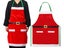 Christmas Apron Kitchen Cooking Apron Sleeveless Apron Baking Apron - Style 1 Carousel 1