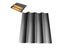 2XNon-Stick Perforated Baguette Pan Baguette Bake French Bread Baking Tray Black Carousel 1