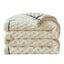 Reversible Microfiber Chunky Knit Pom-Pom Embellished Bed Blanket- Contemporary Carousel 6