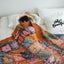 Cotton Five-layer Gauze Towel Quilt, Gauze Sheet Bed Cover Air Condition Throw Carousel 8