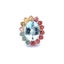 Aquamarine 7.13ct & Coloured Sapphire Ring 3.47ct Valuation $13,160 Carousel 1