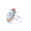 Aquamarine 7.13ct & Coloured Sapphire Ring 3.47ct Valuation $13,160 Carousel 3