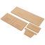 diy leather wallet 4Pcs Acrylic Wallet Template DIY HandMade Leather Short 3Fold Carousel 3