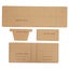 diy leather wallet 4Pcs Acrylic Wallet Template DIY HandMade Leather Short 3Fold Carousel 4