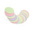 circle dot paper garland pastel dots garland circle dots streamers circle dots Carousel 6