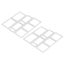 metal cutting dies for card making die cut stencils 2Pcs Metal Cutting Die Carousel 3