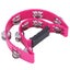 musical tambourine Musical Tambourine Half Moon Double Row Jingles Handheld Carousel 3