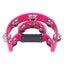 musical tambourine Musical Tambourine Half Moon Double Row Jingles Handheld Carousel 5