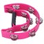 musical tambourine Musical Tambourine Half Moon Double Row Jingles Handheld Carousel 7